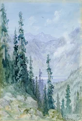 Paesaggio montuoso, 1876